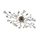 Plafonnier 10 ampoules cindy - Coloris au choix Laiton