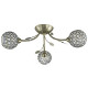 Plafonnier 3 ampoules bellis ii - Coloris au choix Laiton-antique