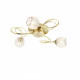Plafonnier aherne, 3 ampoules - Coloris au choix Laiton-antique
