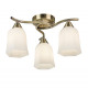 Plafonnier alonso, 3 ampoules - Coloris au choix Laiton-antique