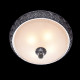Plafonnier argenté country 4 ampoules 24 cm 