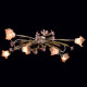 Plafonnier beige flora 6 ampoules 26 cm 