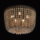 Plafonnier beige loft 5 ampoules 34 cm 