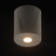 Plafonnier beige techno 1 ampoule 12 cm 