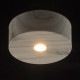 Plafonnier beige techno 1 ampoule 6 cm 