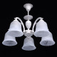 Plafonnier blanc classic 5 ampoules 36 cm 
