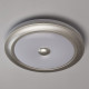 Plafonnier blanc techno 1 ampoule 8 cm 