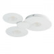 Plafonnier blanc techno 3 ampoules 3.5 cm 