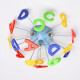 Plafonnier bleu kinder 5 ampoules 21 cm 