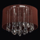 Plafonnier chromé elegance 6 ampoules 35 cm 
