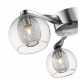 Plafonnier chrome liverpool h14 5 lumières 