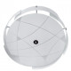 Plafonnier chromé megapolis 5 ampoules 20 cm 