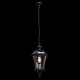 Plafonnier d'extérieur noir street 1 ampoule 110 cm 