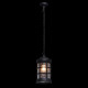 Plafonnier d'extérieur noir street 1 ampoule 95 cm 