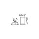 Plafonnier de jardin blanc olot 1 ampoule 