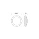 Plafonnier de jardin ford h 100 2 ampoules 