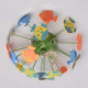 Plafonnier green kinder 5 ampoules 25 cm 