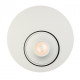 Plafonnier gris techno 1 ampoule 5 cm 
