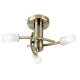 Plafonnier havana 3 ampoules - Coloris au choix Laiton-antique