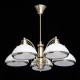 Plafonnier laiton classic 5 ampoules 57 cm 