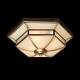 Plafonnier laiton country 3 ampoules 15 cm 
