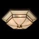 Plafonnier laiton country 4 ampoules 15 cm 
