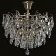 Plafonnier laiton crystal 6 ampoules 52 cm 