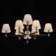 Plafonnier laiton neoclassic 8 ampoules 38 cm 