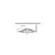 Plafonnier LED 11W - Diam 170mm - Couleur eclairage - Blanc neutre 