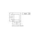 Plafonnier led 18 watt 225x225mm - Couleur eclairage - Blanc neutre 