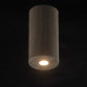Plafonnier marron techno 1 ampoule 20 cm 