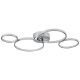 Plafonnier solexa, chrome, 4 ampoules 