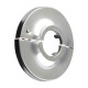 Rosace pour robinetterie sanitaire articulée - Diamètre extérieur : 71 mm - Diamètre intérieur : 33 mm - PRESTO - 70335 