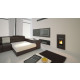 Ferlux poêle à granulés encastrable luna 10kw - Couleur au choix 