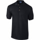 Polo de travail manches courtes gildan 100% coton - Taille et coloris au choix Noir