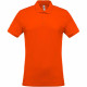 Polo de travail piqué manches courtes homme kariban 100% coton - Couleur et taille au choix Orange