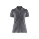 Polo coton femme 33071035 - Couleur au choix Gris clair
