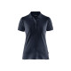 Polo coton femme 33071035 - Couleur au choix Marine-foncé