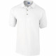 Polo de travail manches courtes gildan 100% coton - Taille et coloris au choix Blanc