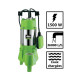 Pompe d'évacuation vito pour eaux chargées 1500w - vide piscine, eaux de pluie, cave - câble électrique 6m 