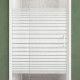 Porte de douche extensible de 69 à 80 x 185cm - Profil Blanc - Verre Trempé 4mm - FLEXY Aurlane - FAC145 