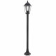 Potelet 6 faces 112cm noir 60w 