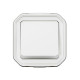 Poussoir no lumineux plexo complet saillie blanc (069762l) 