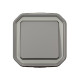 Poussoir no plexo complet saillie - gris (070009) 