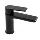 Mitigeur pour lavabo Clever Agora Xtreme EcoNature - 105 mm - Noir Mat - STANDARD HIDRAULICA - 60705 