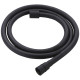 Flexible pour douche Clever en PVC résistant avec finition noire - 1.75 m - STANDARD HIDRAULICA - 60795 