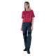 Tee-shirt de travail manches courtes mixte pilot - cfast - Couleur et taille au choix Rouge