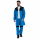 Blouse de travail homme cover - 7colup - Couleur et taille au choix Bleu-Gris foncé