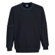 Sweat-shirt bicolore essentiel - Couleur et Taille au Choix  Bleu-marine-Bleu-Royal