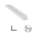 Profile alu angle sortant - coloris & dimensions aux choix Calcata brut